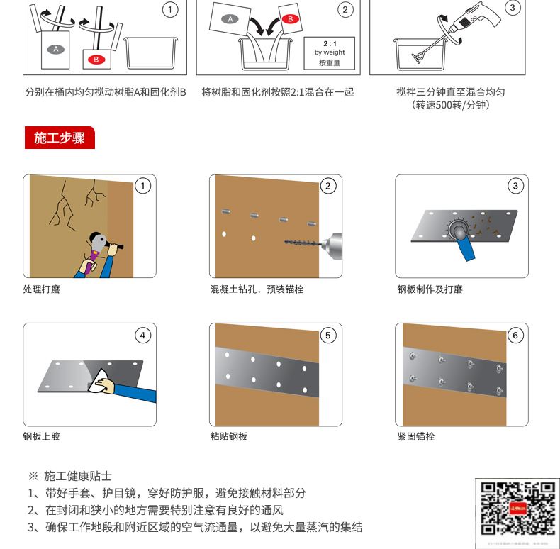 包钢临沧粘钢加固施工过程